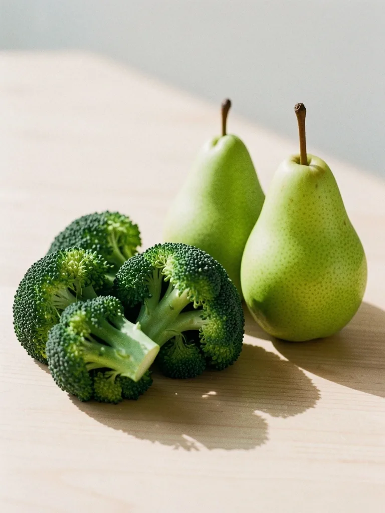 Digitalización de vegetales verdes y frutas