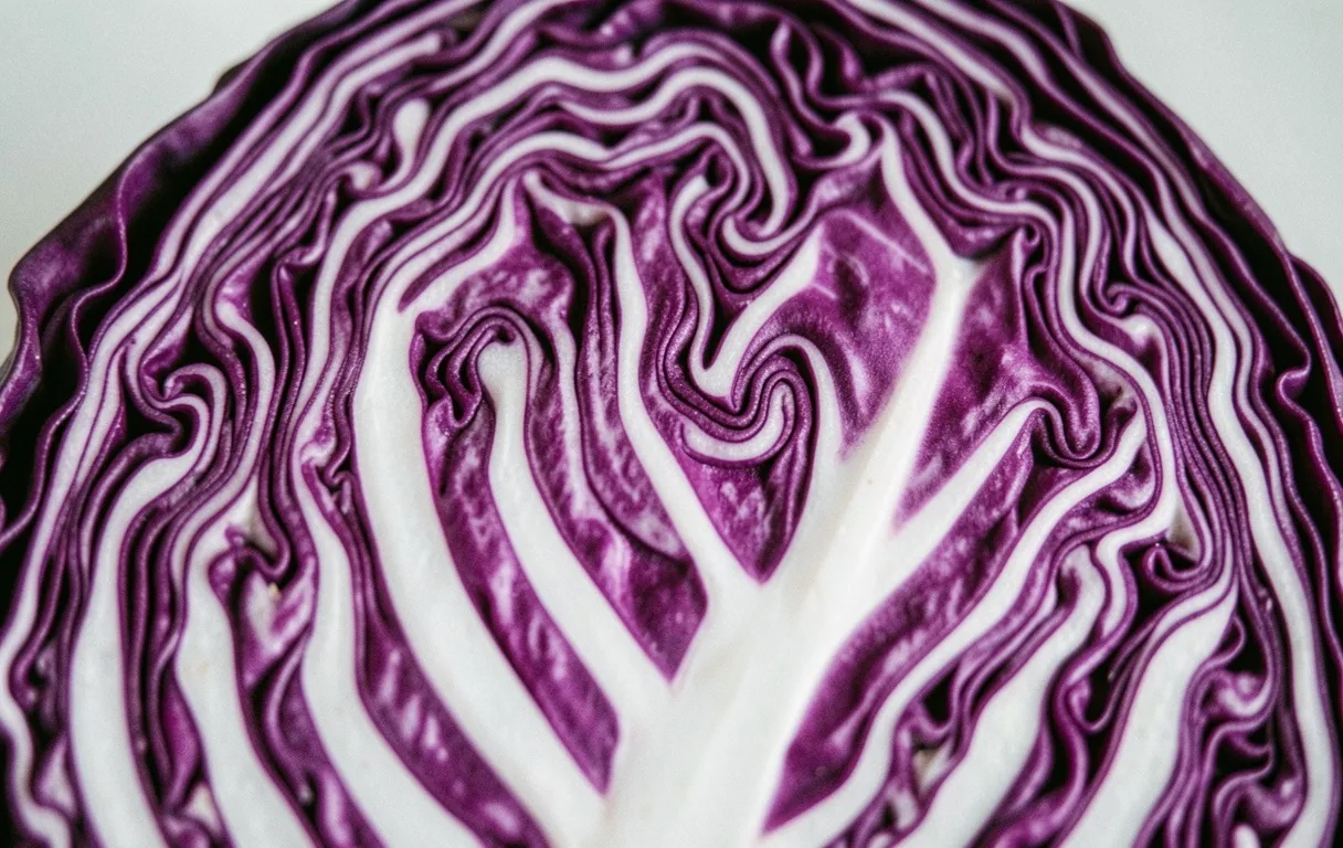 Textura macro de vegetales frescos