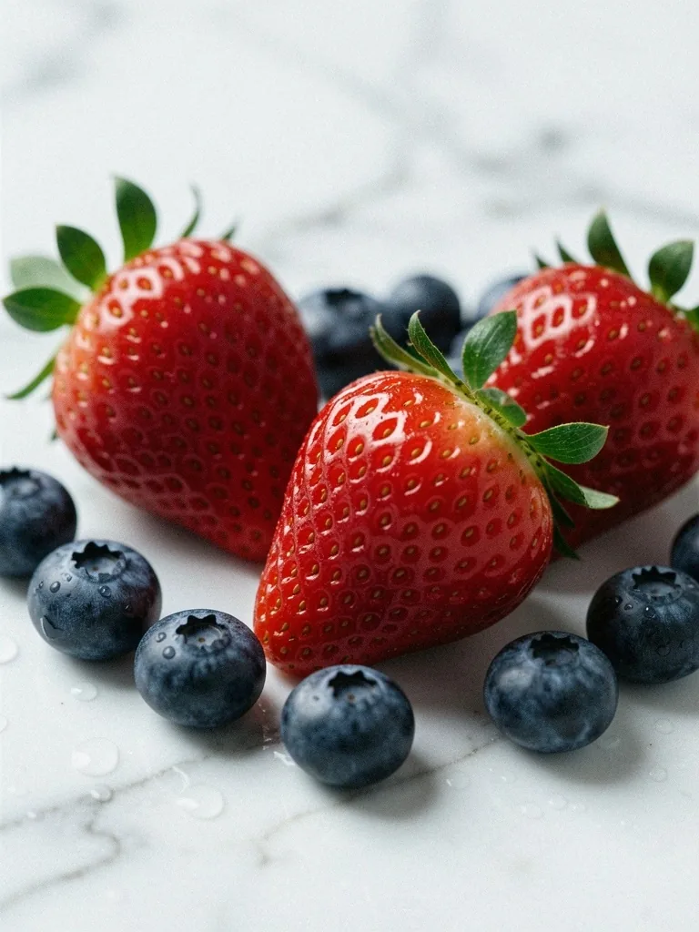 Frutas frescas macro